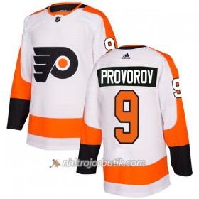 Män Ishockey Philadelphia Flyers Tröja Ivan Provorov 9 Adidas 2017-2018 Vit Authentic